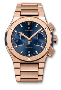 CLASSIC FUSION BLUE CHRONOGRAPH KING GOLD BRACELET 45 mm - 520.OX.7180.OX
