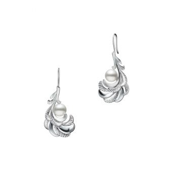 Mikimoto Feather Collection Pierced Earrings - PE-1732PS